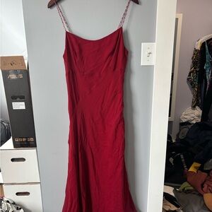 Chic Red Maxi Dress